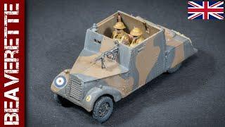 British Beaverette Mk II Armoured Car (Bull Models 1/76 scale model)