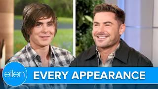 Every Time Zac Efron Appeared on the ‘Ellen’ Show