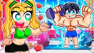 My COACH Has a CRUSH ON ME in Roblox Rage Gym Simulator!