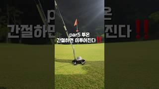par5 투온 이글⁉️ #골프 #golf #배리굿샷