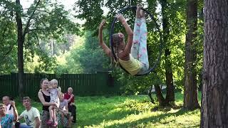 Воздушная гимнастика на кольце - Мария Копейкина