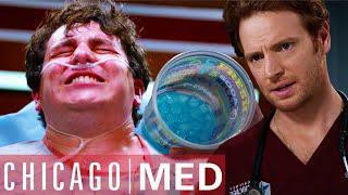 Frat Boy has a Tear in his Stomach From Ice Cubes  | Chicago Med