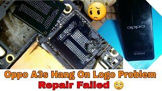 Oppo A3s Hang On Logo Problem | Repair Failed 