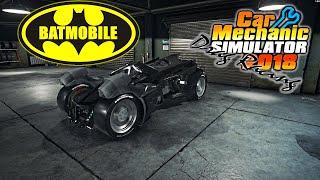 Нашел на свалке BATMOBILE, отреставрировал, затюнил! Моды в Car Mechanic Simulator 2018: Drag Racing