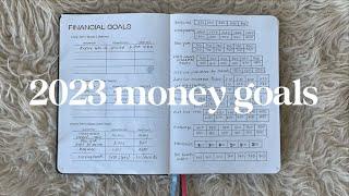 My 2023 Financial Trackers | Money Goals & Visual Roadmaps | Aja Dang