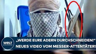 SOLINGEN: "Werde eure Adern durchschneiden!" IS veröffentlicht neues Video des Messer-Attentäters!