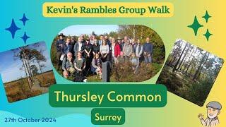 Kevins Rambles October walk at Thursley Common