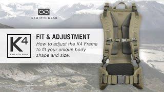 K4 Packs — Fitting & Adjustment — Exo Mtn Gear