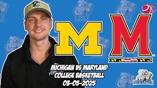 Maryland vs Michigan 3/5/25 Free College Basketball Picks and Predictions | NCAAB Pick