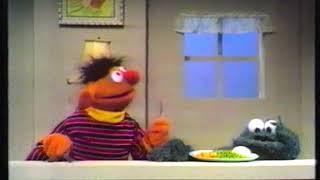 Ernie und Krümelmonster und das Essbesteck - Ernie und Bert - Classic - VHS-Video-Clip