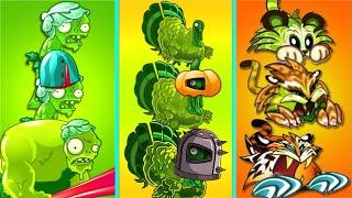 ZOYBEAN POD vs TURKEY PULT vs TIGER GRASS - Who Will Win? - PvZ 2 Plant Vs Plant