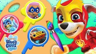 Guess the Missing Superhero Colors ️ w/ PAW Patrol Mighty Pups & Bubble Guppies! #13 | Nick Jr.