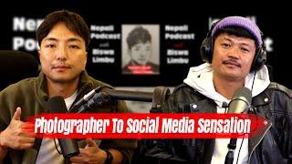 Star Sapan !! Photographer To Social Media Sensation!! Biswa Limbu Podcast Ep 357