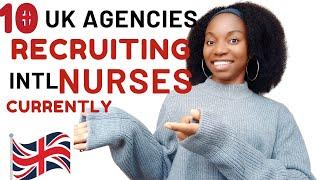 10 UK Agencies Recruiting Overseas Nurses Currently | How to get a UK Nursing Job | Lynda Eze