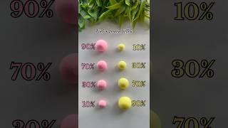 Pink + Lemon Yellow, Satisfying  Colour Mix! #shorts #colormixing #colour #satisfying #clay #fyp
