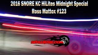 2016 SNORE KC HiLites Midnight Special Off-Road Race Ross Mattox #123