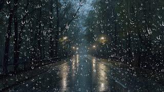 Get a deep sleep with the sound of rain to sleep in 5 minutes on a rainy road