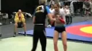 ADCC European trials 2008 Eimy Berenhimer(Israel) VS Paivi Levonen (Finland) +55kg