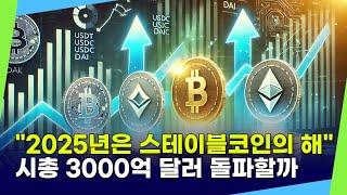 "2025년은 스테이블코인의 해"…비트코인 불장 오면 동반 상승