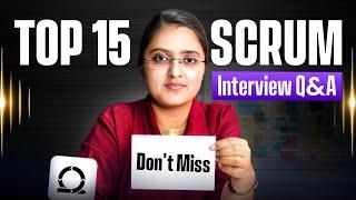 Top 15 Scrum Master Interview Questions & Answers (2025) | Technical Scrum Questions Explained!