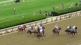 COMPLETE JUSTIFY 2018 Belmont Stakes Triple Crown Race, from Starting Gate Load to Finish Line Win!