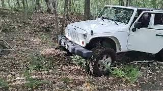 JEEP JK 8500LBS WINCH TEST TUNDRA TESTED