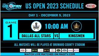 LIVE 15TH US OPEN CRICKET 2023 Match#1 Dallas All Stars Vs Kingsmen