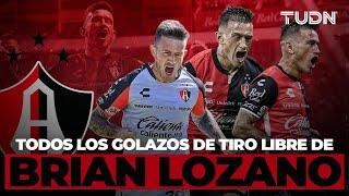  ¡ESPECTACULARES! Estos son TODOS los goles de tiro libre de Brian Lozano 