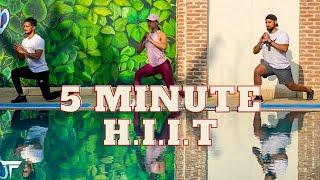 5 MINUTE HIGH INTENSITY WORKOUT AT HOME | Burn Fat Faster  | No Equipment  | The Fitologists