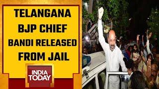 Telangana Bjp Chief Bandi Sanjay Kumar Gets Bail In SSC Paper Leak Case