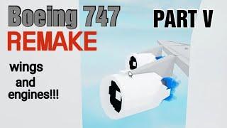 How to build a Boeing 747-400 Remake, Part 5 "plane crazy Roblox".