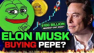 Elon Likes PEPE Coin (PEPE Crypto News) PEPE Coin Price Will Do THIS! ($100 BILLION?!)