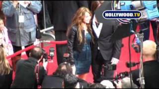 Miley Cyrus Premieres Hannah Montana: The Movie