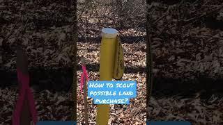 Simple tools for scouting land