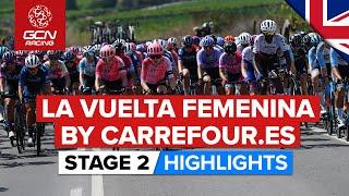 A Day For The Sprinters To Test Their Legs! | La Vuelta Femenina 2023 Highlights - Stage 2