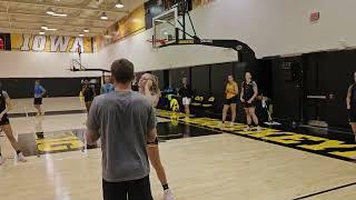 Iowa womens hoops practice 1