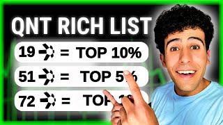 QNT RICH LIST!!!!  TOP 10% = 19 QNT