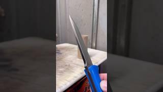Super sharp convex #shorts #knifestuffwedo #barkriverknives #blue #scarysharp