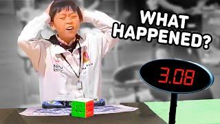 Yiheng Wang's 3.08 World Record Solve!