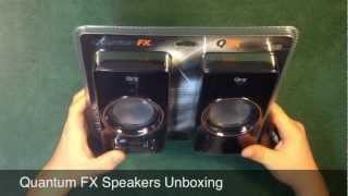 Quantum FX USB Speakers Unboxing