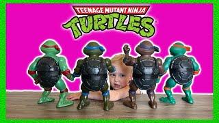 Milo's Adventure: Rescuing and Doctoring Giant Injured TMNT Toys!