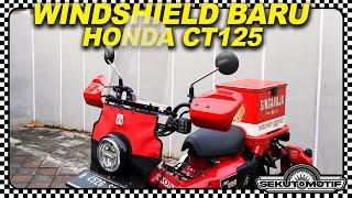 Windshield, Knuckle Visor Honda CT125 #SEKUTOMOTIF