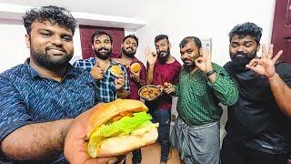 CHICKEN BURGER & FRENCH FRIES RECIPES ( Dont try this at Home)