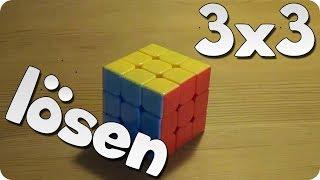 3x3 Rubik's Cube / Zauberwürfel lösen | abgeänderte Anfängermethode