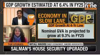 India’s GDP Growth Slows to 6.4% in FY25 | Key Economic Insights | News9