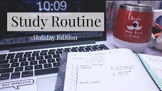 Holiday Study Routine | Everything Janis