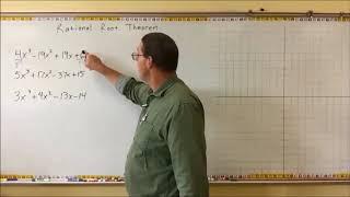 Rational Root Theorem - Mr. Ryan