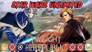 TWILIGHT OF THE REPUBLIC | GENERAL GRIEVOUS Aggression v ANAKIN Aggression | STAR WARS UNLIMITED TCG