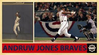 Andruw Jones BEST and MOST MEMORABLE Braves moments! (19-year-old superstar to 50 HR hitter!)