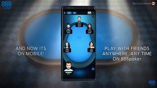 Play With Friends Home Game Now on 888poker Mobile App